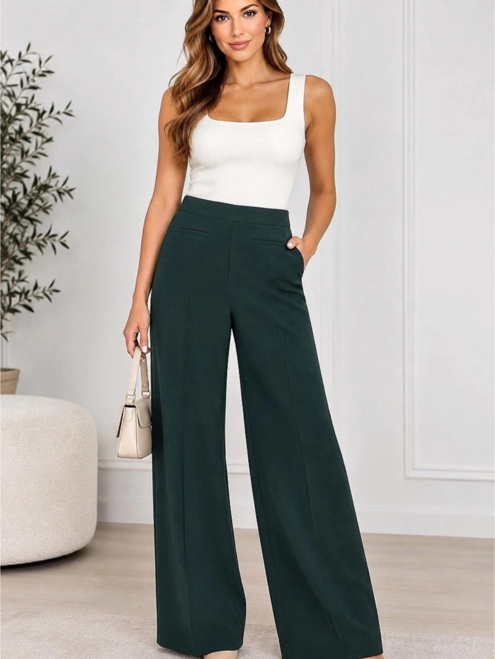Chic Wide Leg Pants.